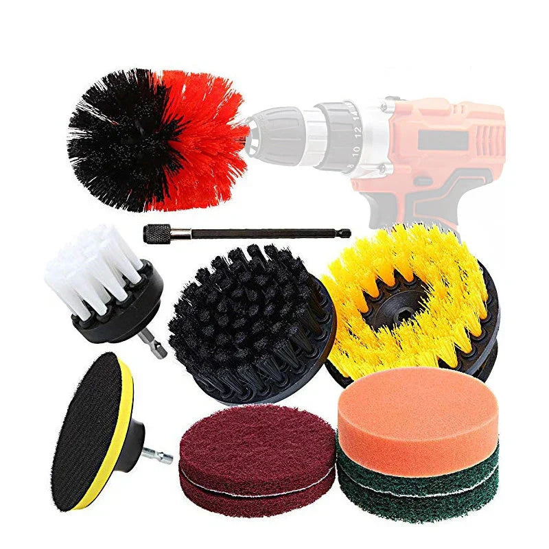 Electric Drillbrush Scrub Pads Grout Power Drills Scrubber