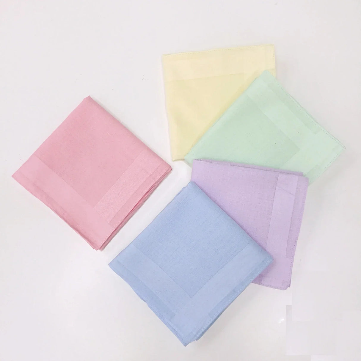Cotton high-end solid color Handkerchief Park Mountain Road