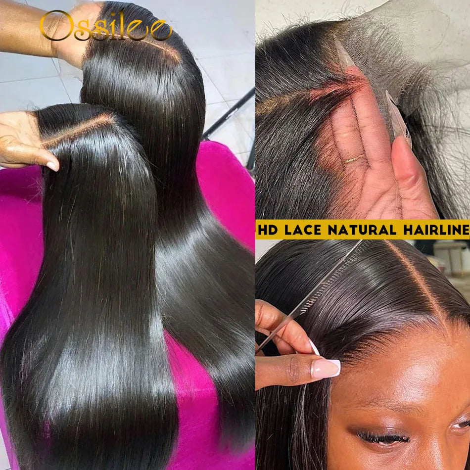 Glueless Wig Human Hair Ready to Wear Transparent