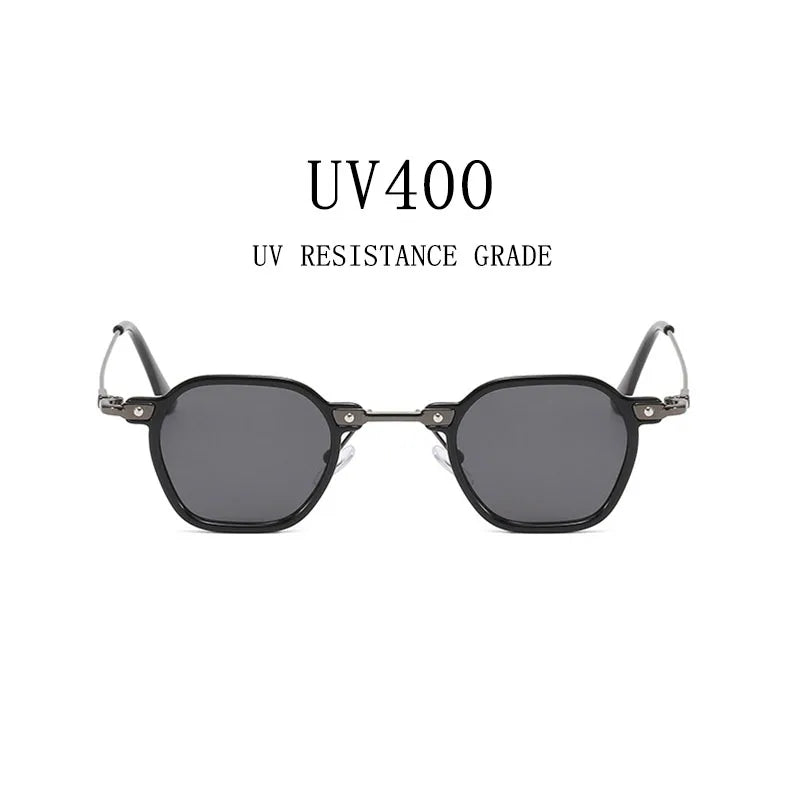 Small Punk Sunglasses For Men Vintage Steampunk Sunglasses