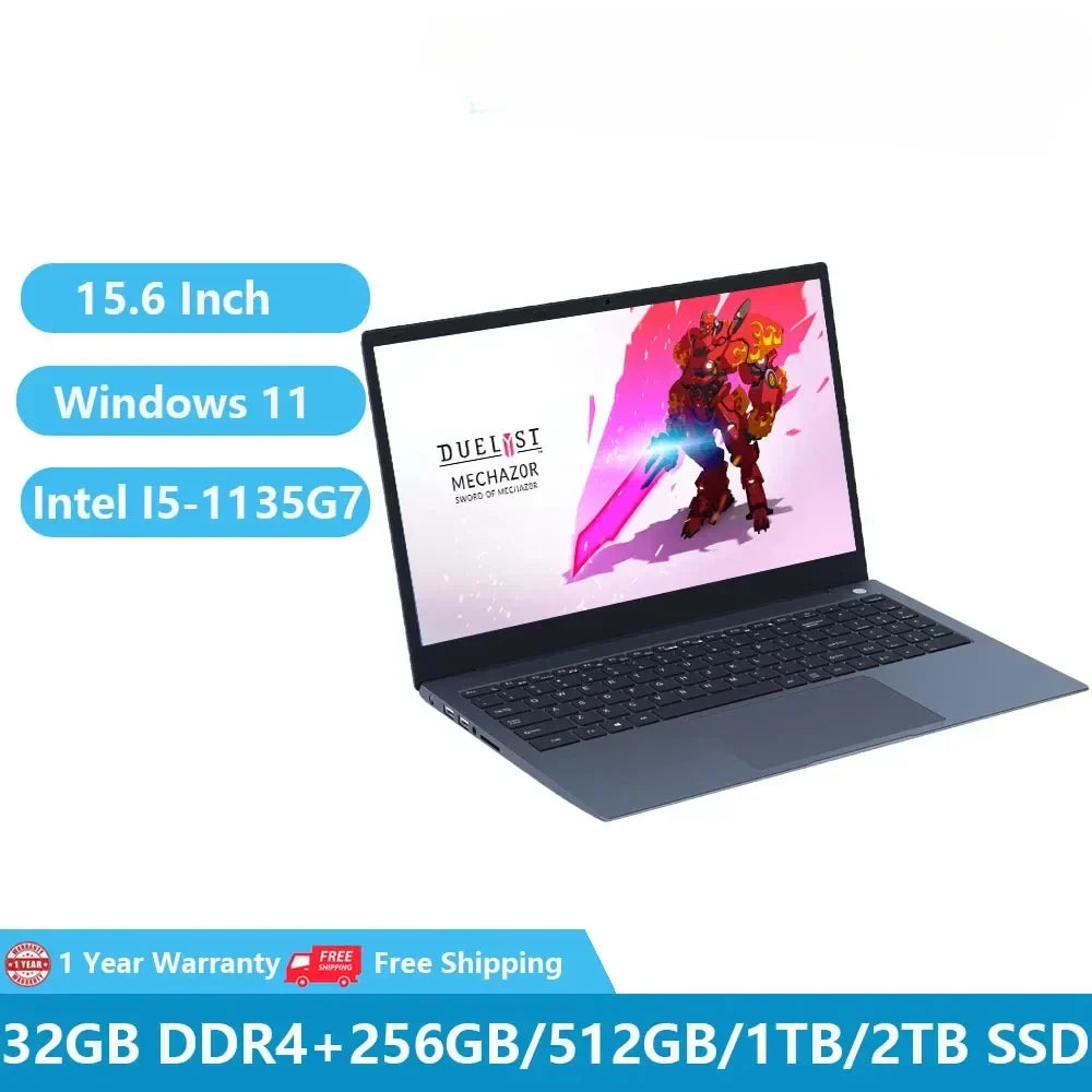 Newest Business Laptops 11th Generation Gaming Notebooks I5