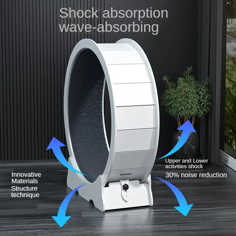 Interactive Cat Running Wheel for Indoor Exercise and