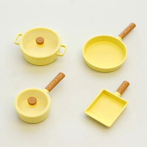 1/6 Dollhouse Miniature Kitchen Mini Frying Pan Soup