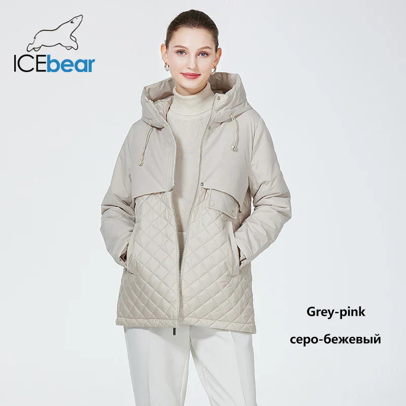 ICEbear 2023 New Women Casual Short Jackets Hooded