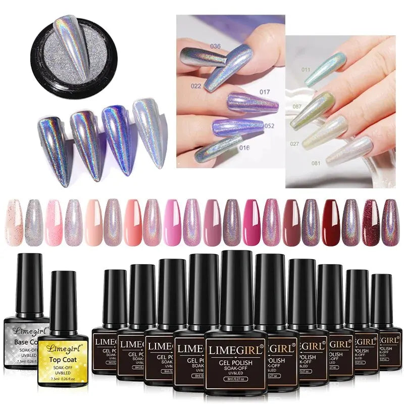 Gel Nail Polish Without UV Lamp Set Nail