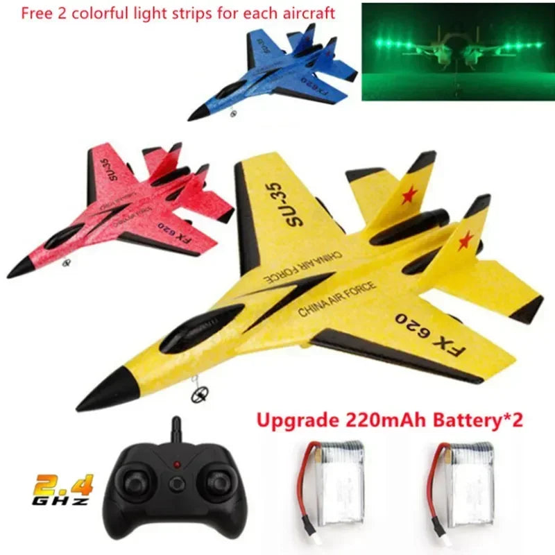 RC Plane SU-35 LED Lights Remote Control Flying