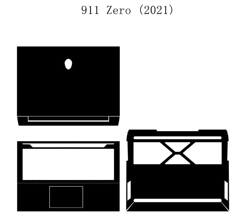 Crazy Horse PU Leather Laptop Sticker Skin Decals