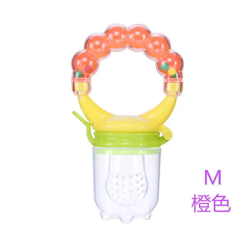 Silicone Baby Fruit Feeder with Cover Baby Nipple