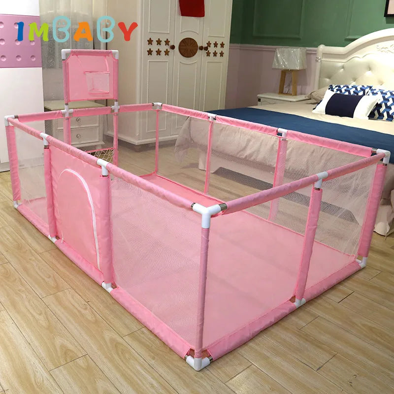 IMBABY Baby Playground Home Baby Playpen Football Basketball