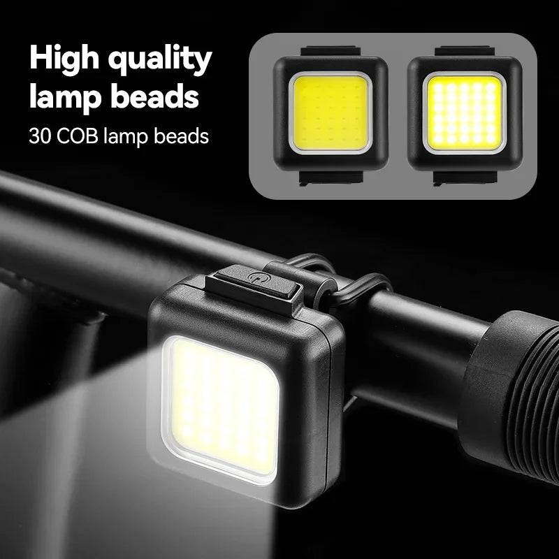 1 Set Bicycle Headlight Taillight Mini Mountain Bike