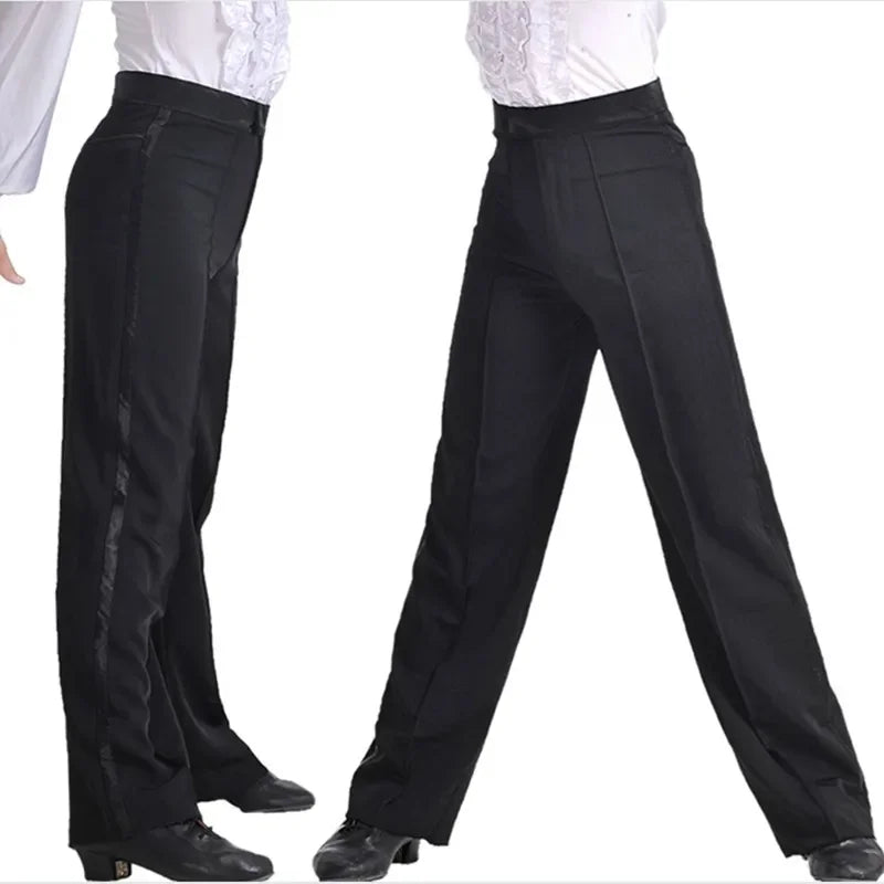 Latin Dance Pants Men Latin Modern Ballroom Performance