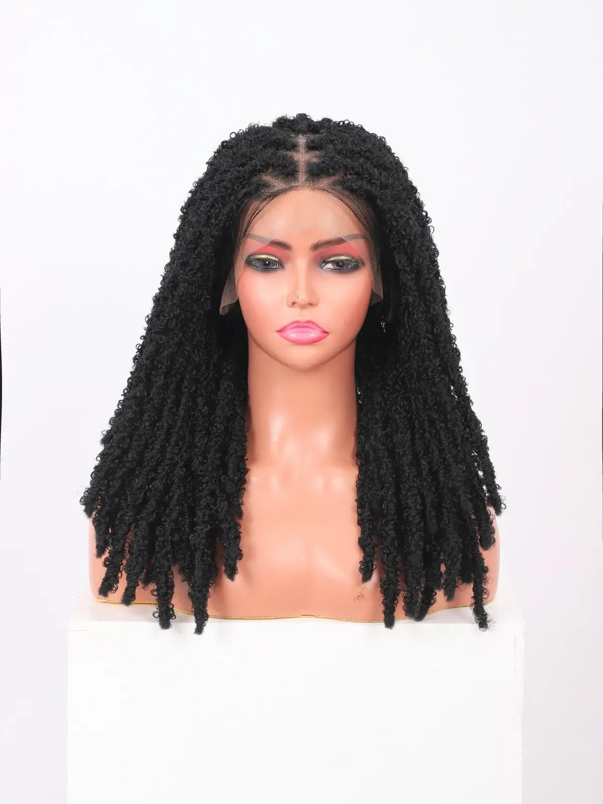 Kalyss 20" Triangle Knotless Butterfly Locs Braided Wigs