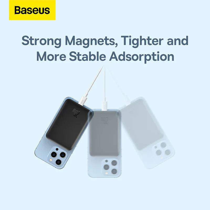 Baseus 6000mAh Power Bank Magnetic Wireless Charger 10000mAh