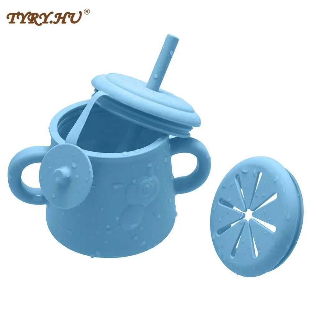 400ML Baby Feeding 2 in 1 Snack Cup