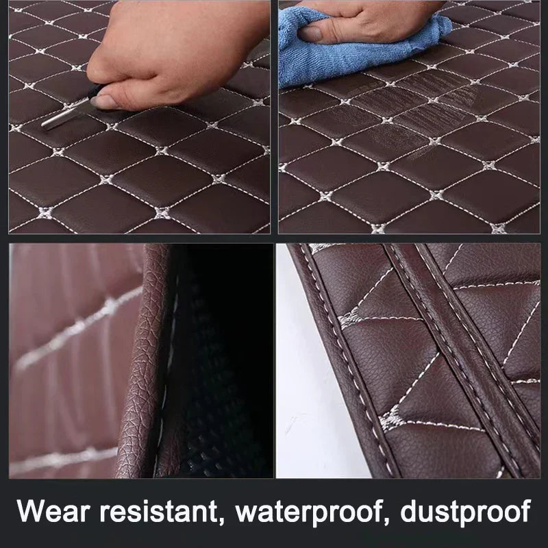 Custom Made Leather Car Floor Mats For Toyota
