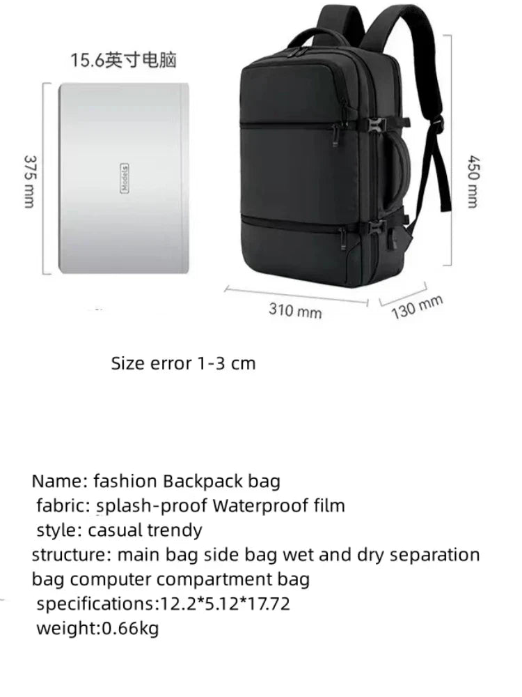 Backpacks Men's Largecapacity Business Travel Bag Computer Backpack