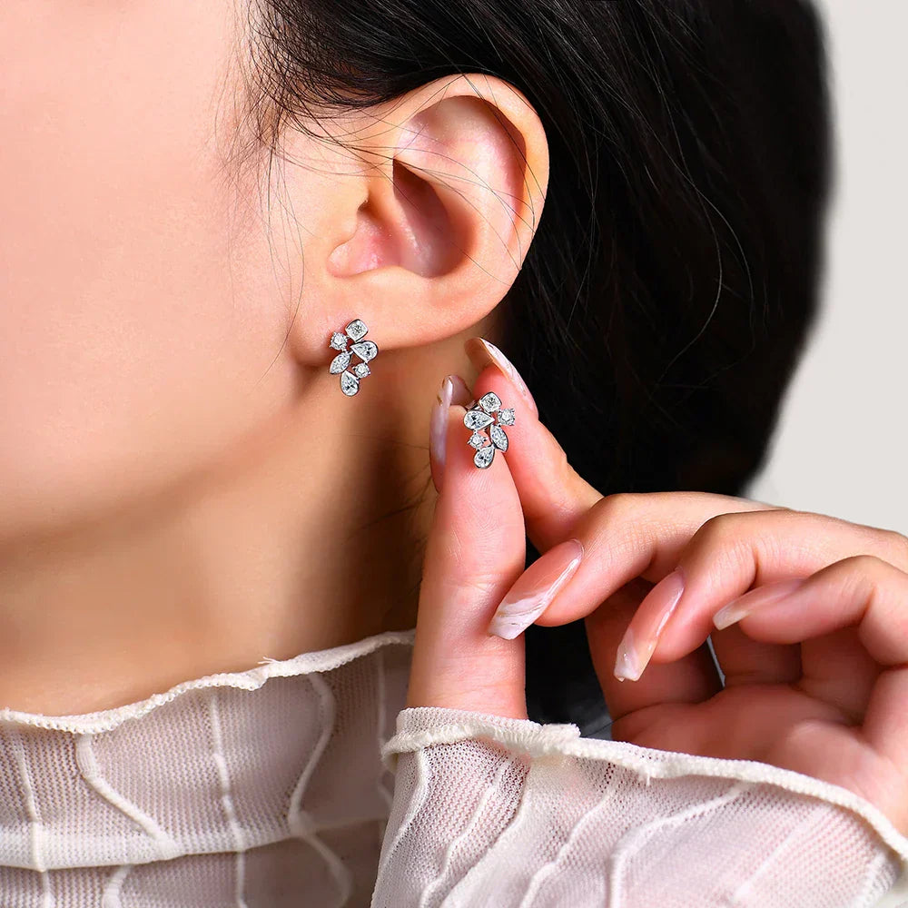 New Arrivals Moissanite Diamond 925 Sterling Silver Stud