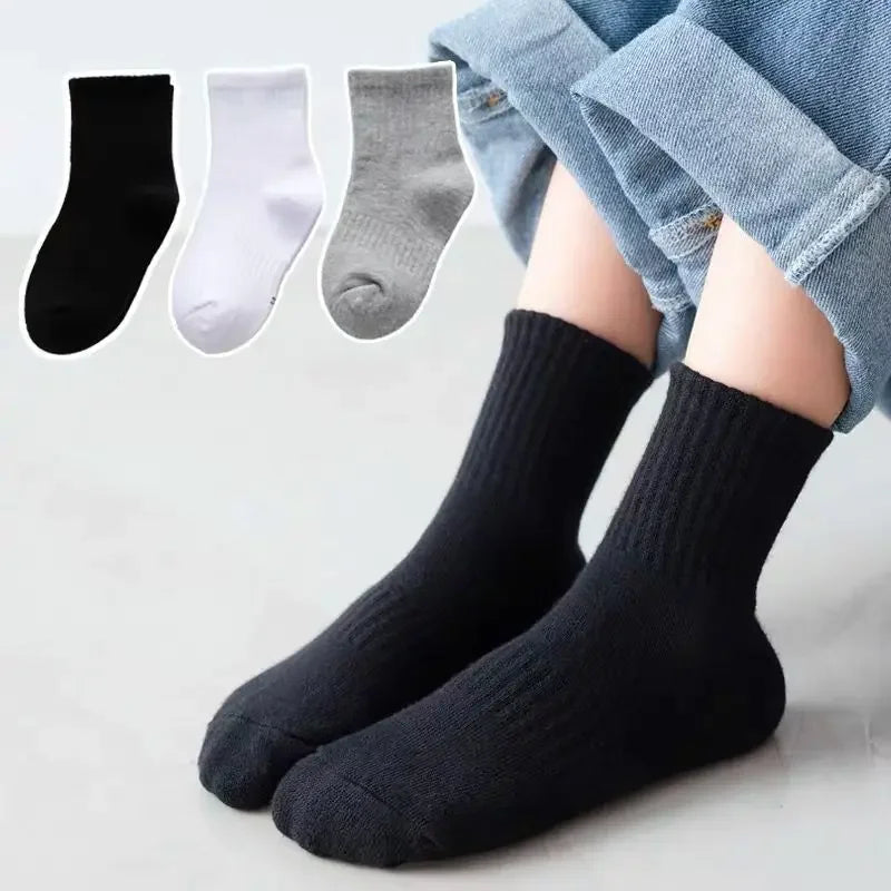 20 Pieces=10 Pairs Children Socks Spring&Autumn Cotton High