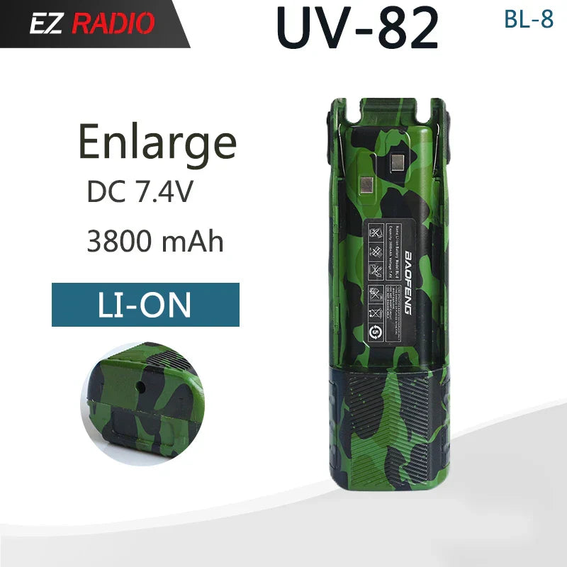 Baofeng UV 82 Battery BL-8 Walkie Talkies Ham