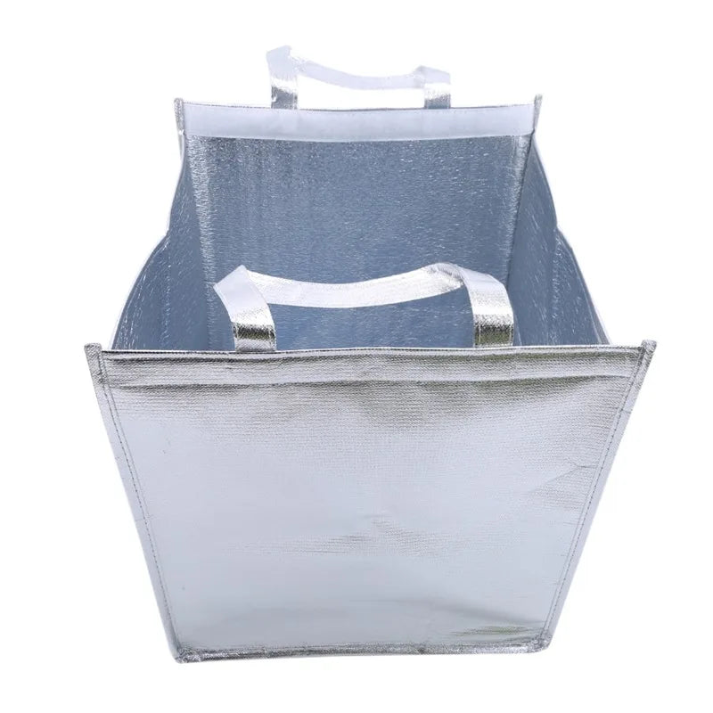 1PC Aluminum Foil Insulated Ice Storage Bag Thermal Cooler Lunch Picnic Bag