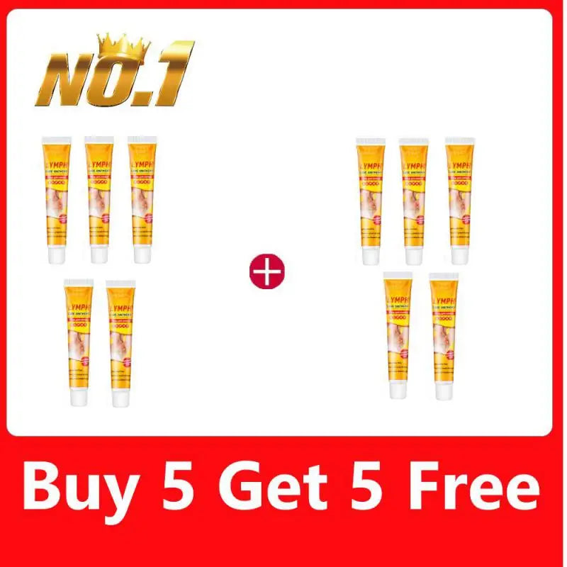 1/3/5Pcs Lymphatic Detox Cream Lymph Ointment Neck Anti-Swelling
