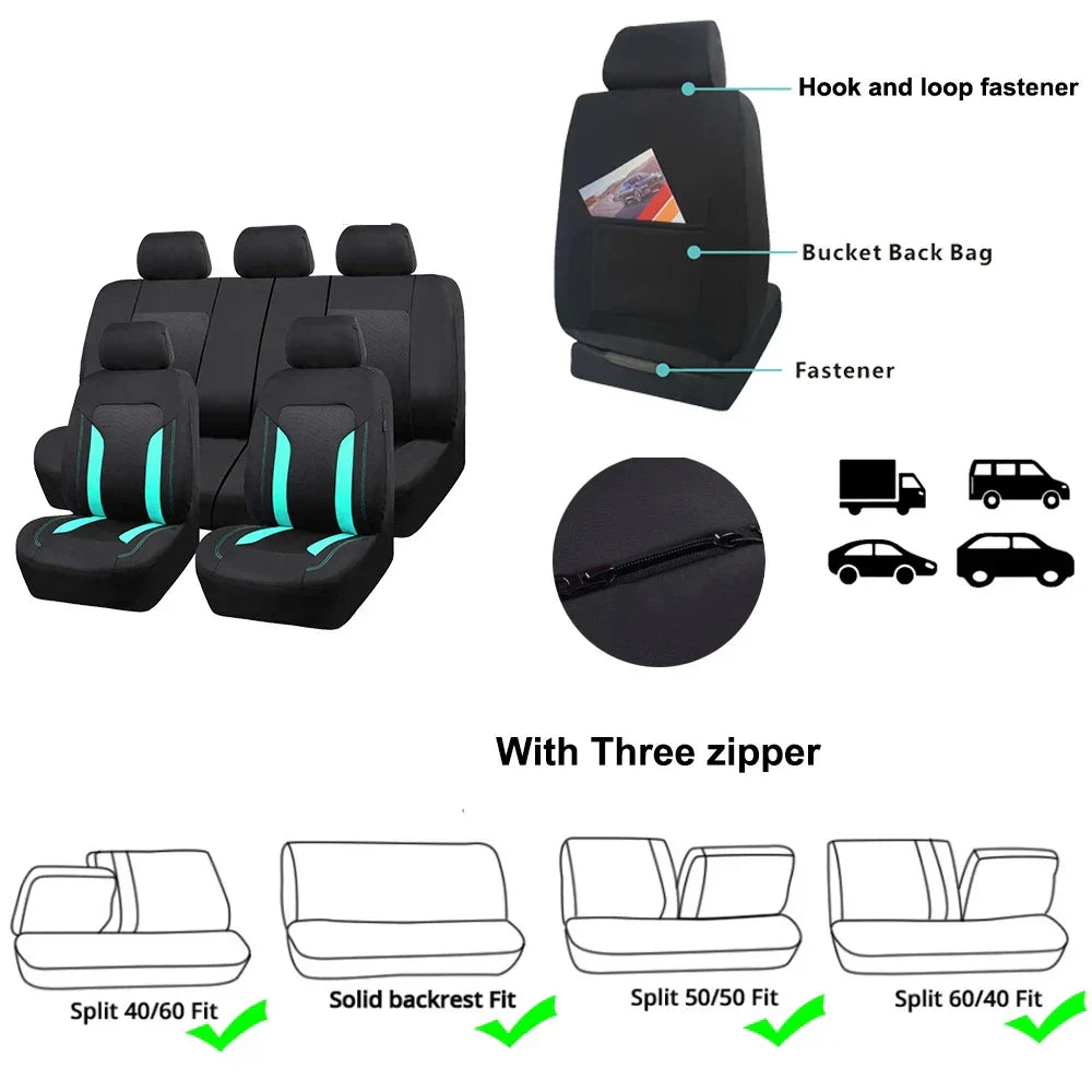 Universal Mesh Car Seat Cover Set Voiture Accessories