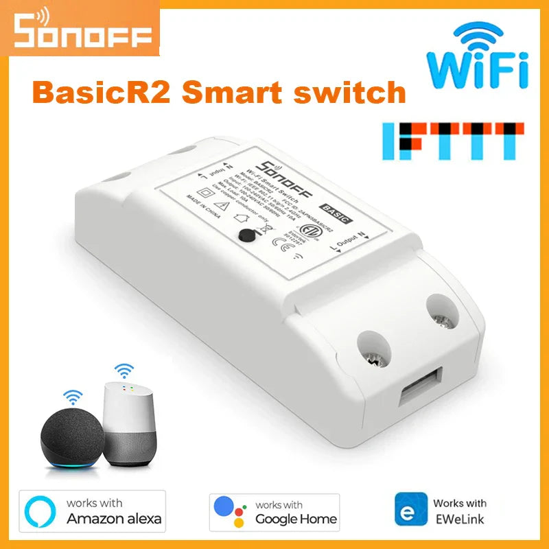 Sonoff Basic R2 Wifi DIY Interruptor Smart Switch