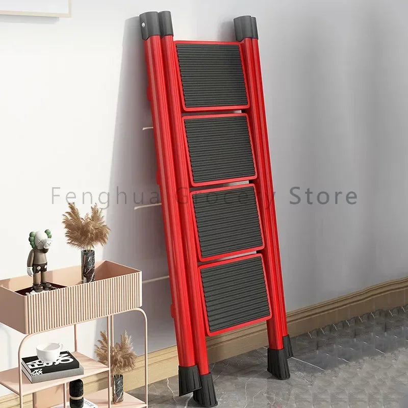Fashion High Step Stools Foldable Kitchen Attic Compact