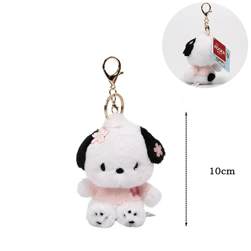 Sanrio Plush Toys Fantasy Cinnamoroll Kuromi Pendant Bag