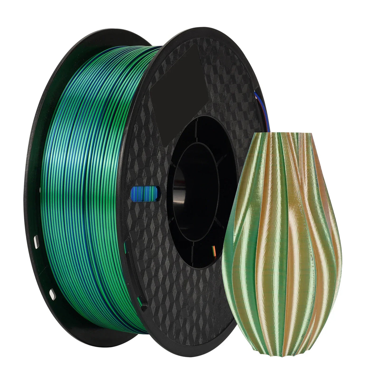 Newest 1KG Tricolor Silk PLA Filament 3D Printer