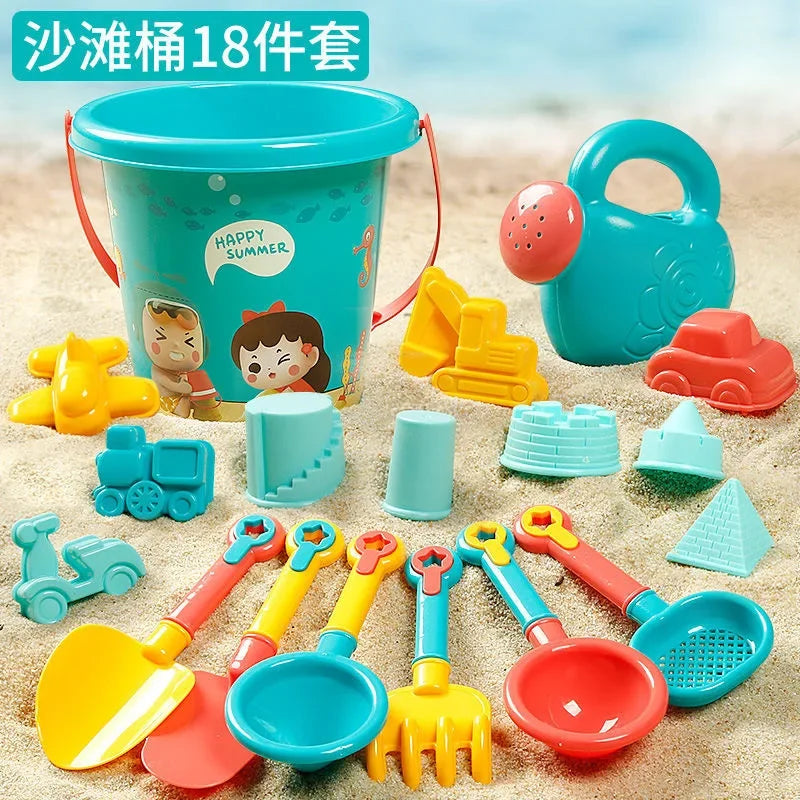 Children Sand Toys 13/18PCS Summer Beach Game Sand