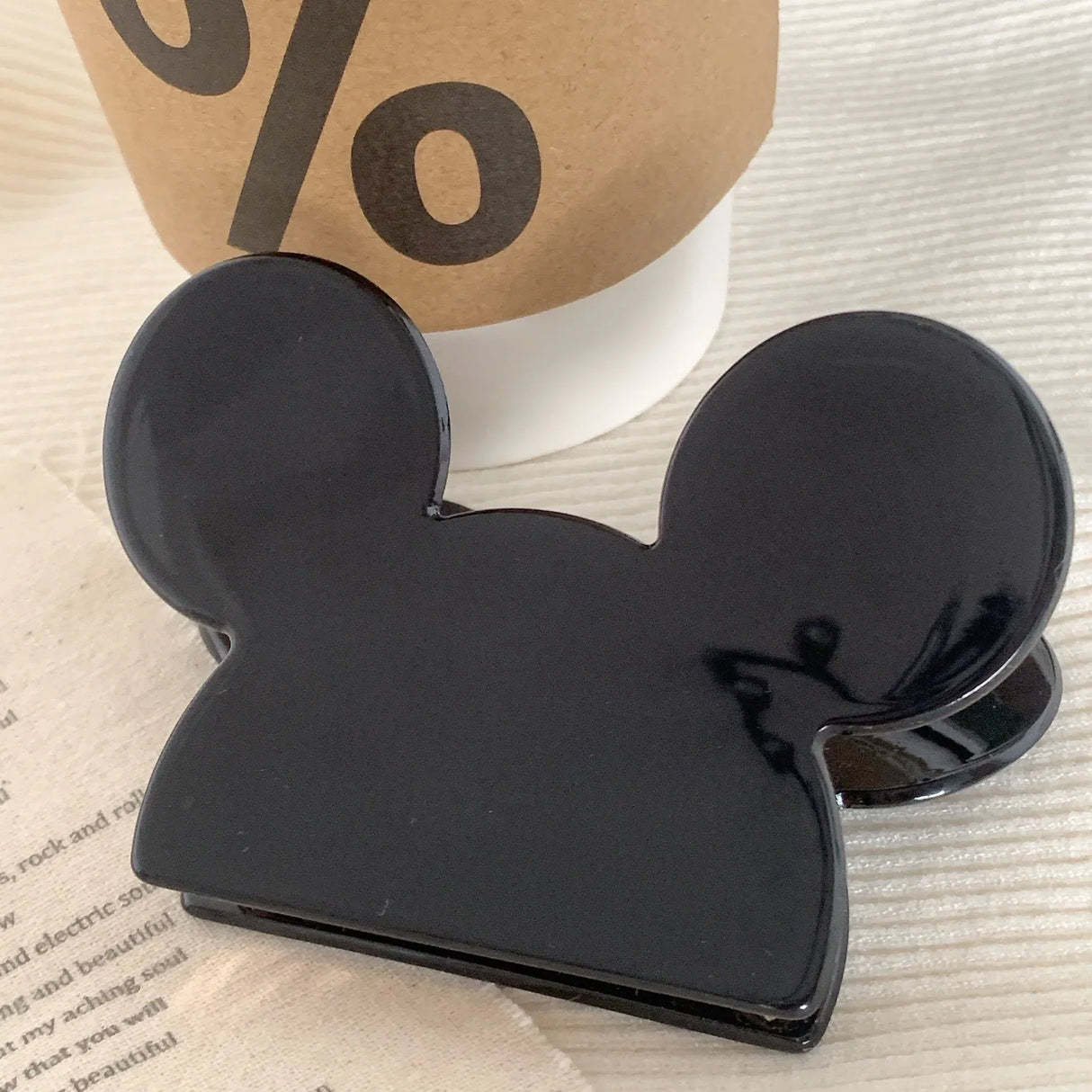 Muweordy Cartoon Mickey Acetate Hair Claw for Women