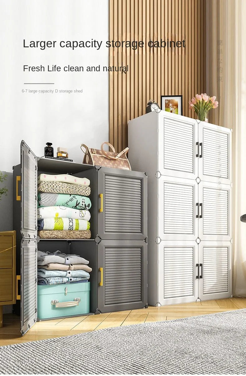 Large Size Clothes Folding Cabinets Splice Storage Toy