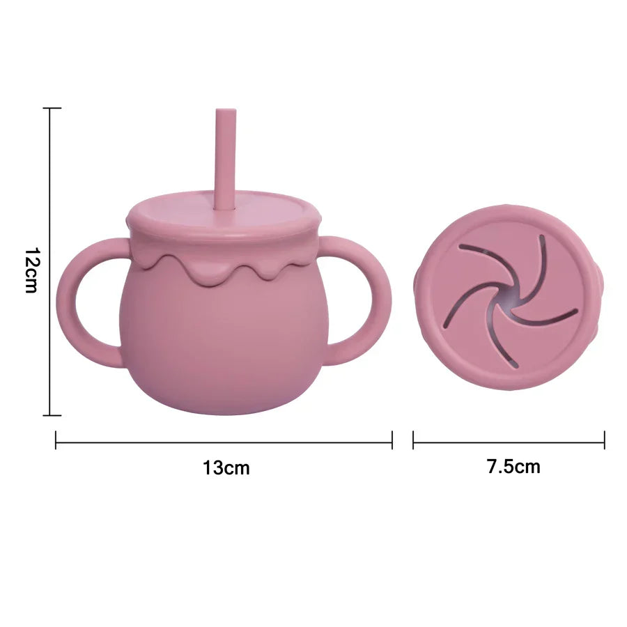 New Kids Silicone Feeding Food Storage Box Snack