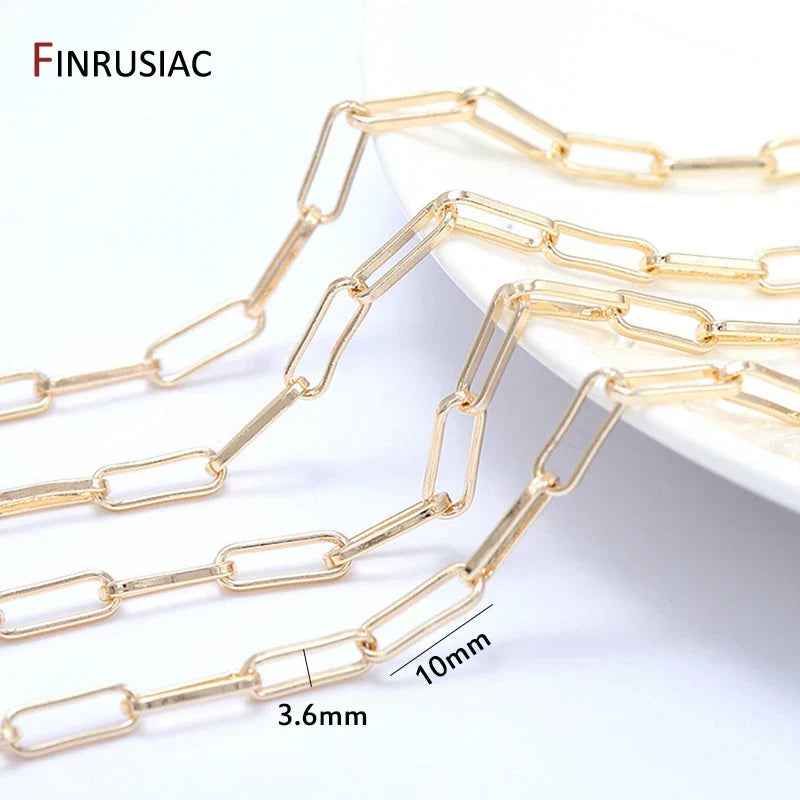 2021 New Trendy 4mm Round OShape Chain Big