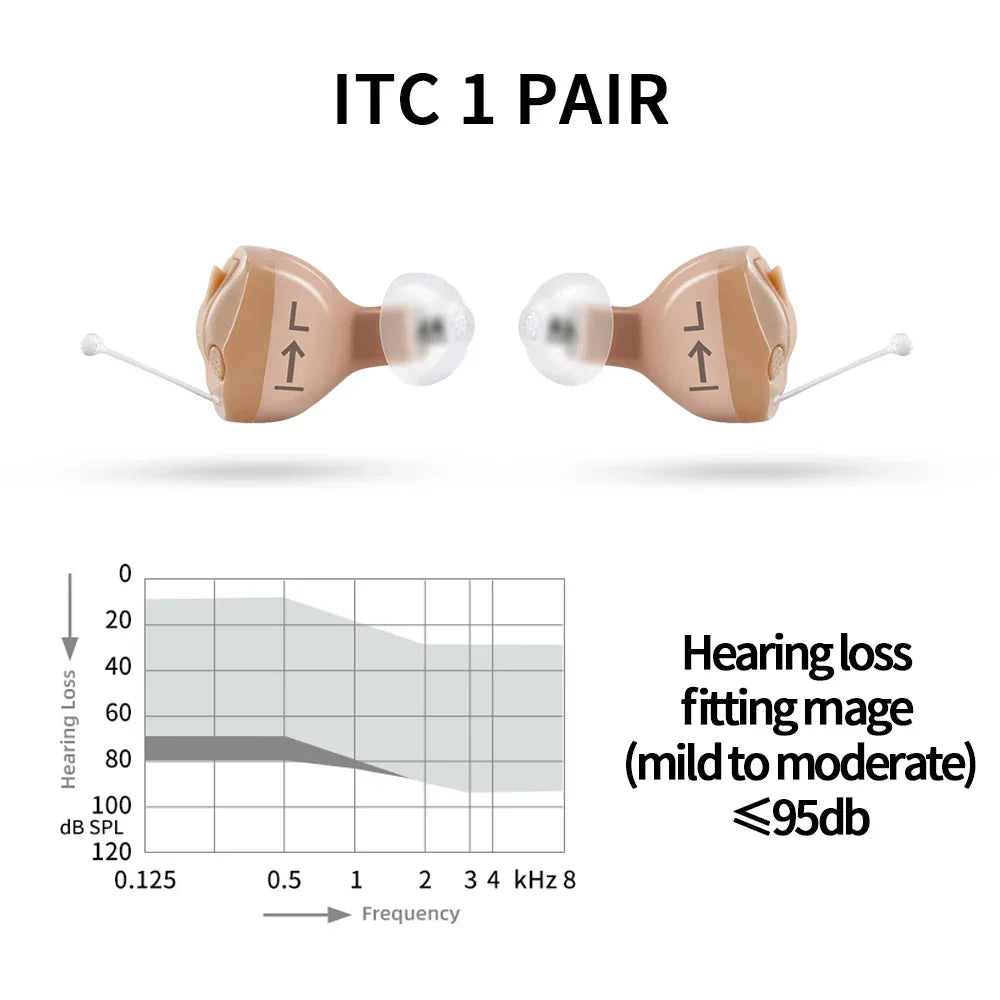 Signia Invisible Hearing Aid 8 Channel Programmable Digital