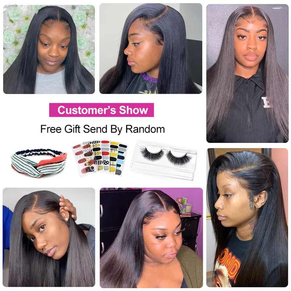 13x4 HD Transparent Lace Frontal Wig Brazilian Straight
