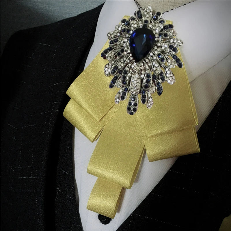 Men's Bow Tie Corsage Pocket Towel Sets British