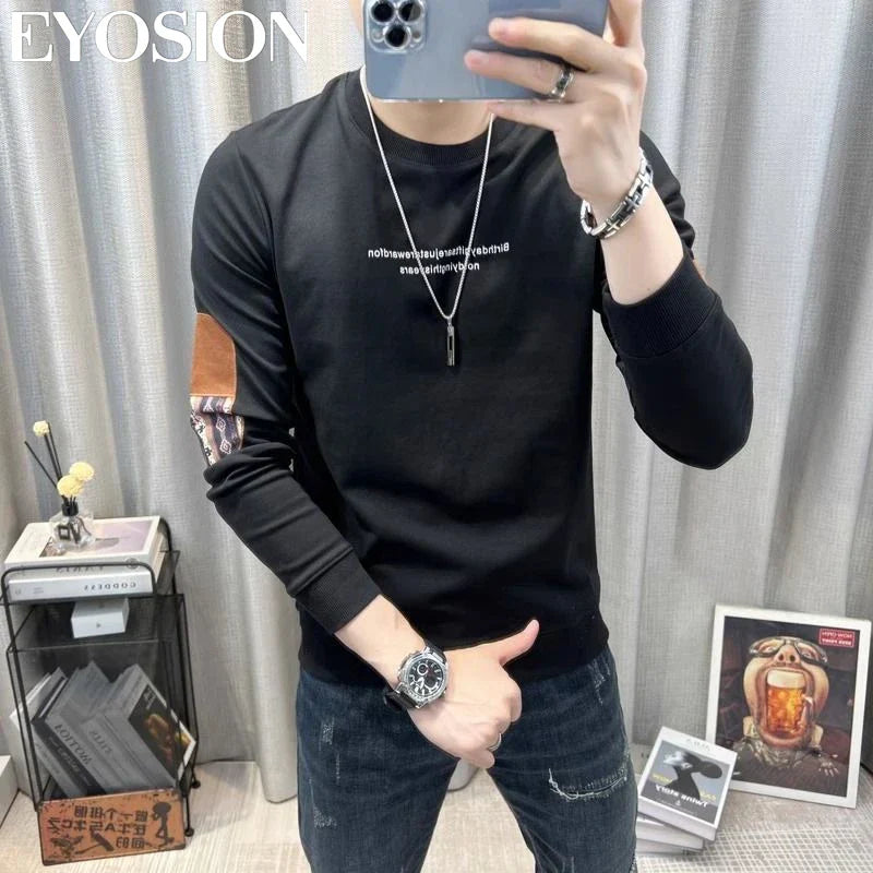 Autumn Men's Hoodies Long Sleeve Sweatshirt New Cotton