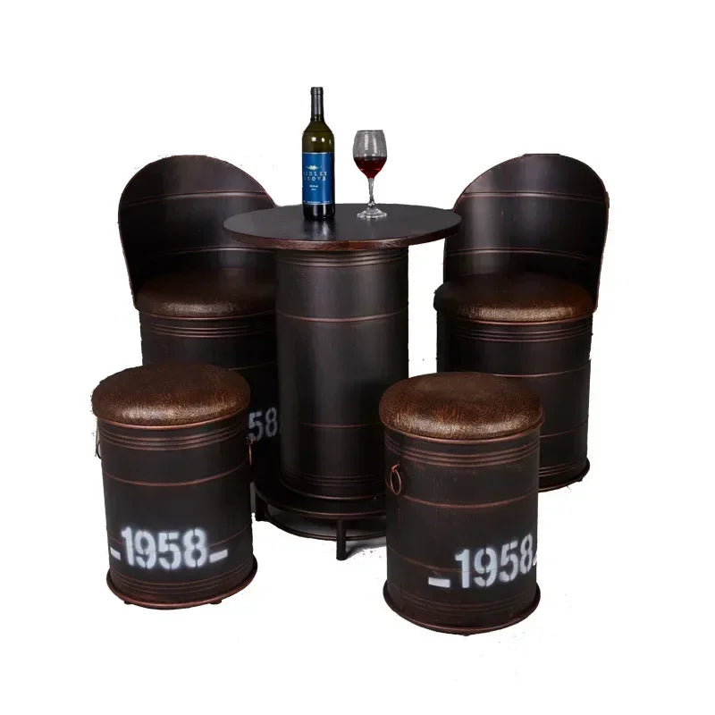 Modern Style Bar Chair Vintage Luxury Waiting Counter
