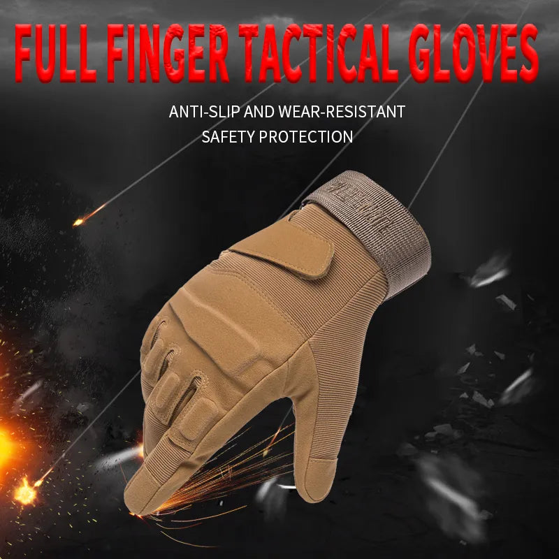 Multi functional anti slip tactical gloves for men