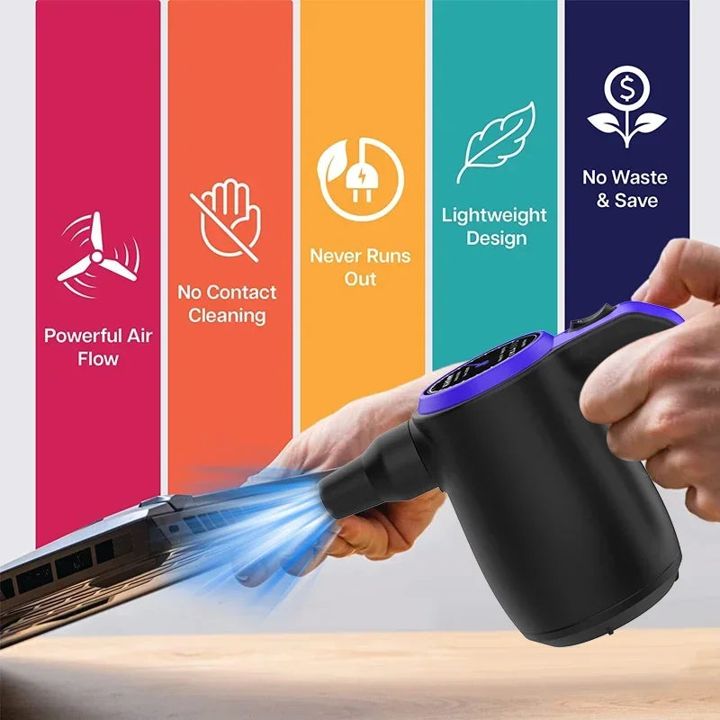 500W Electric Compressed Air Duster Air Blower for