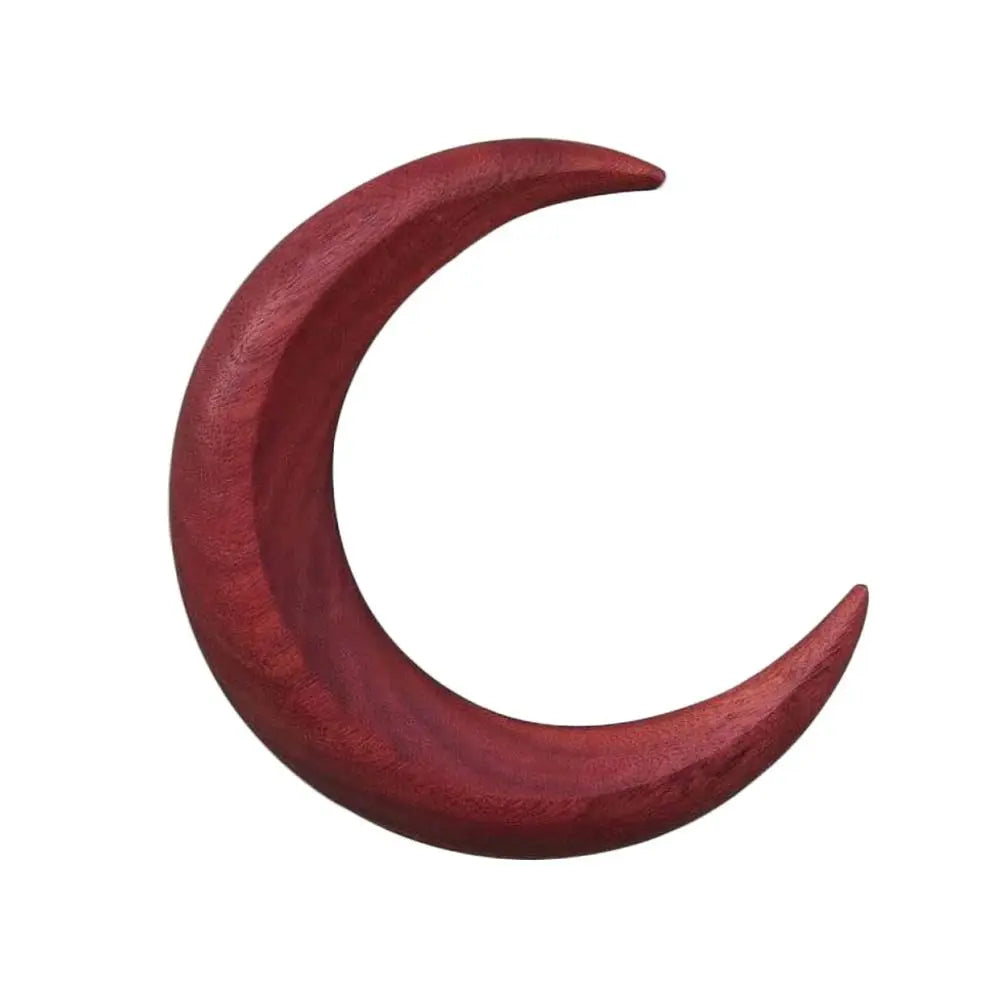 Wood Moon Crescent Shaped Hair Clip Hair Forks
