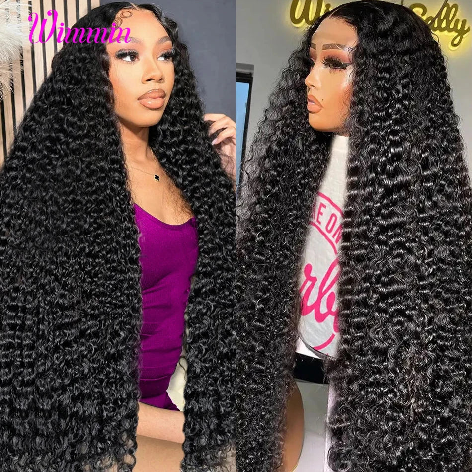 13x6 HD Lace Frontal Wigs Deep Wave Glueless