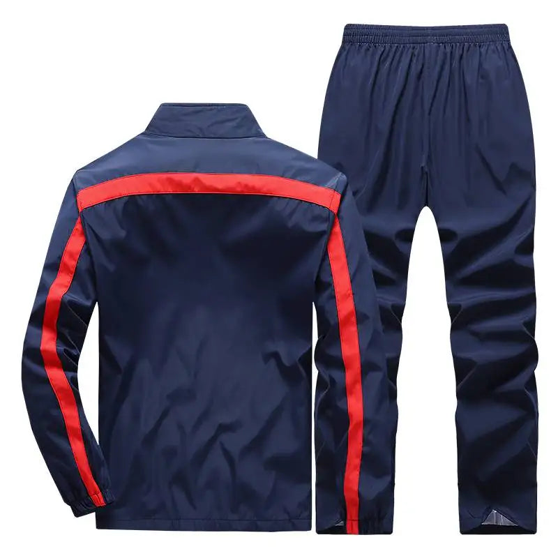 Men Sportswear Set Tracksuit New Spring Autumn Suit