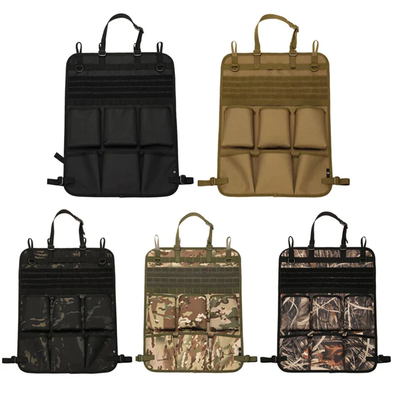 Car Organizer Seat Back Storage Bag Multifunction Camo