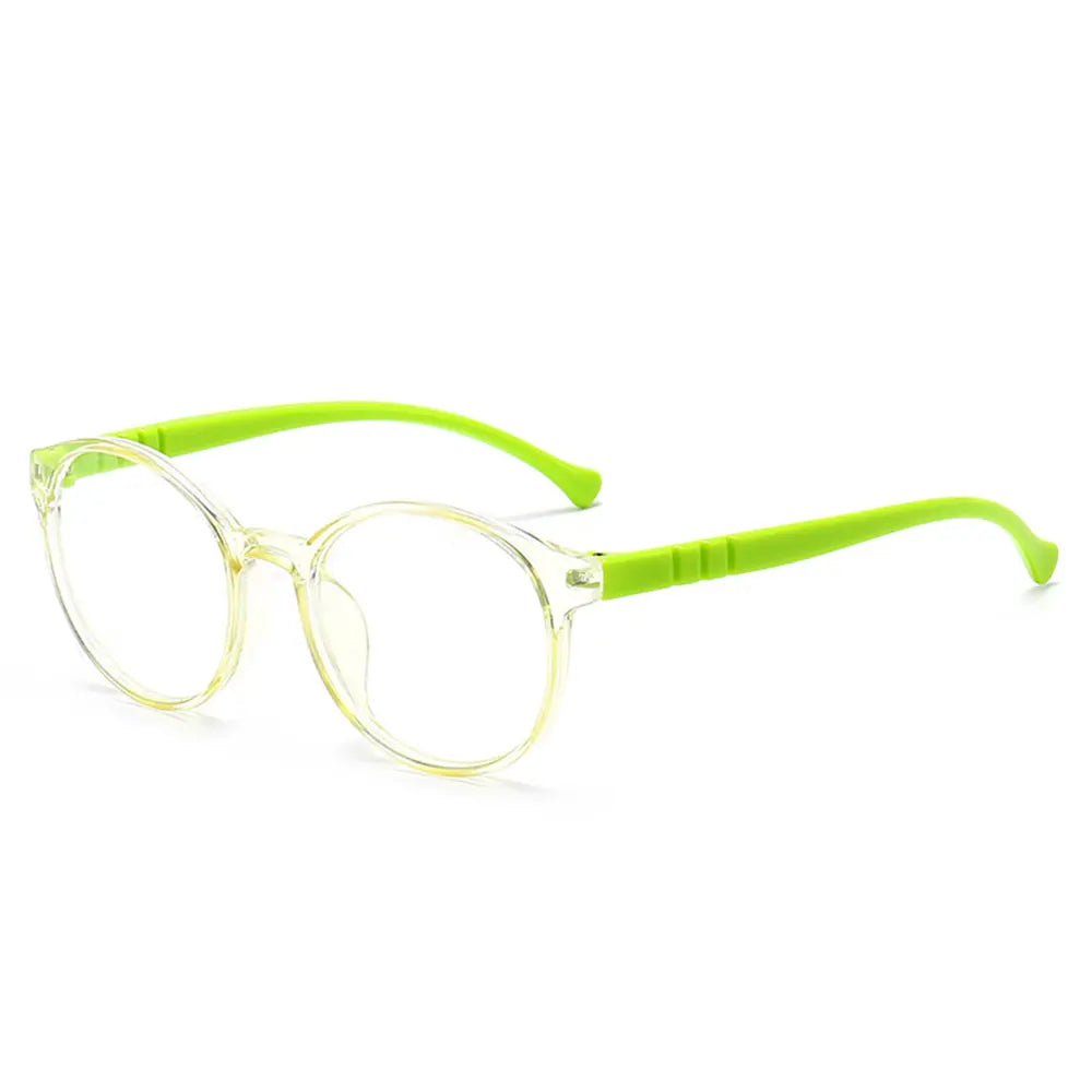 Kids Computer Glasses Round Blue Light Blocking Filter