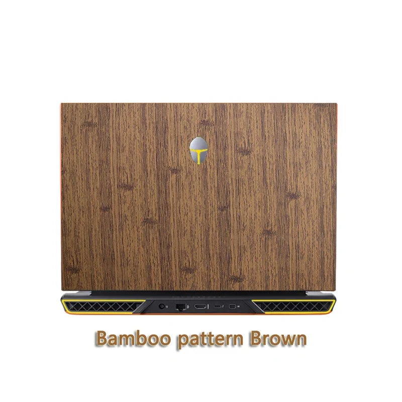 Crazy Horse PU Leather Laptop Sticker Skin Decals