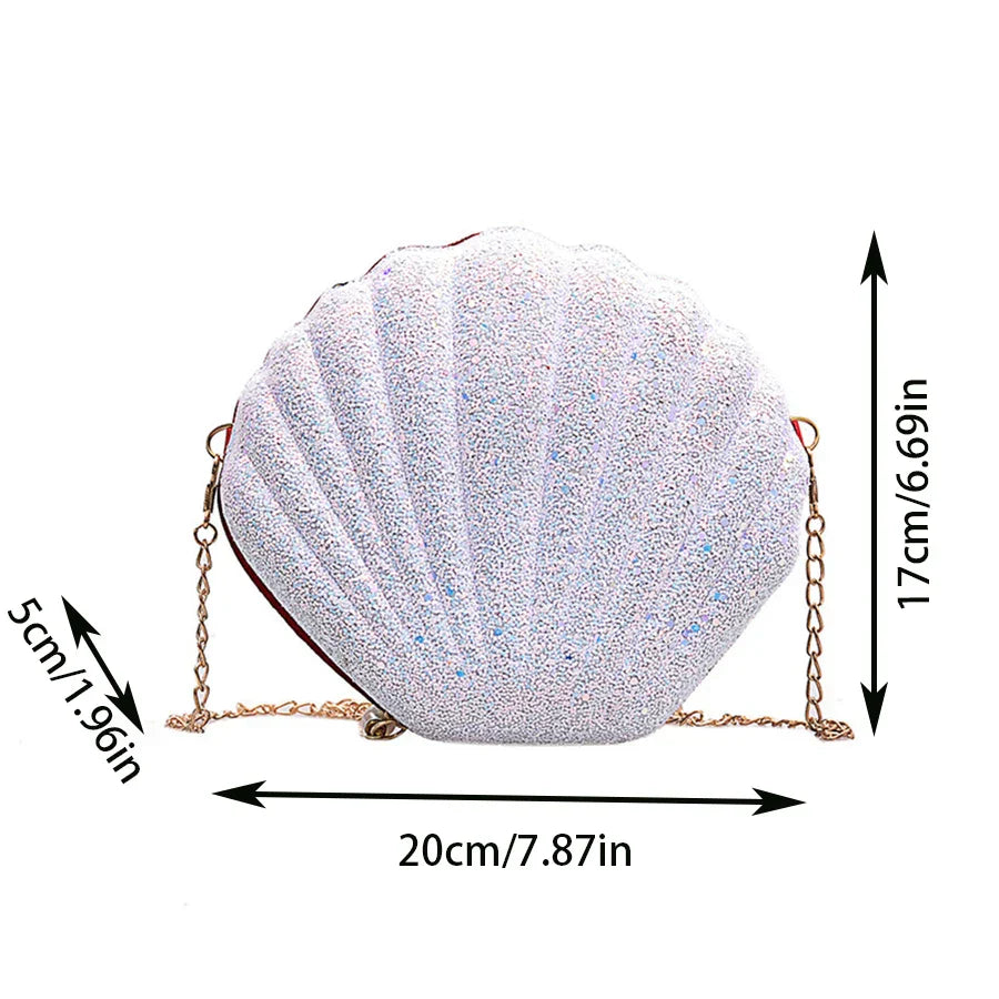 Mini Shell crossbody Bag Character Diamond shoulder bag