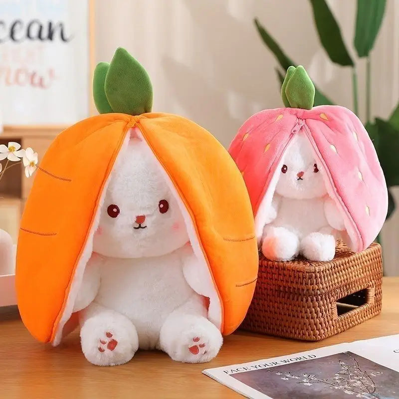 Funny Joy Kawaii Fruit Bunny Plush Toy Cute